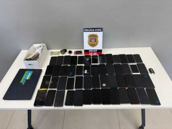 policia-civil-de-sp-prende-casal-e-apreende-52-celulares-furtados-em-guarulhos