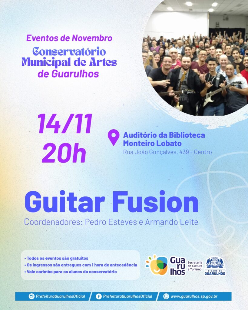 biblioteca-monteiro-lobato-recebe-o guitar-fusion no-proximo-dia-14