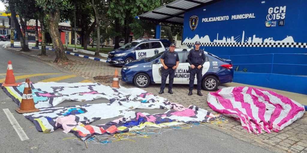 gcm-de-guarulhos-apreende-balao-e-prende-homem-por-crime-ambiental-no-parque-santo-antonio