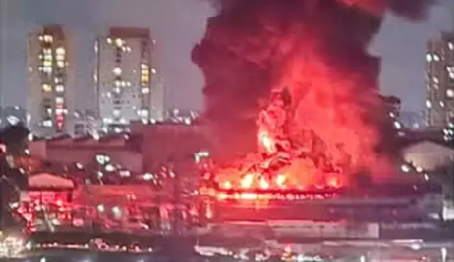 incendio-em-galpao-de-guarulhos-dura-mais-de-10-horas